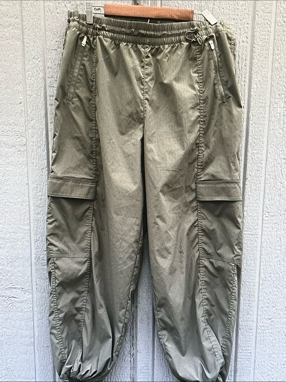 Athleta Olive Green Cargo Jogger Pants